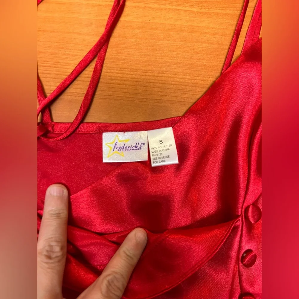 Vintage 90s Frederick’s of‎ Hollywood Red Lingerie Set – Size S